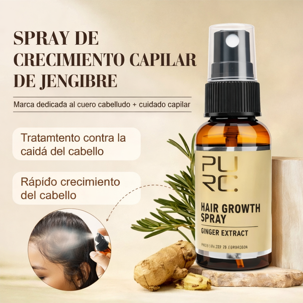 Purc Hair Growth Spray — Activa el Crecimiento Natural