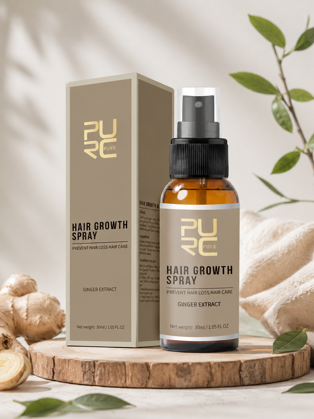 Purc Hair Growth Spray — Activa el Crecimiento Natural